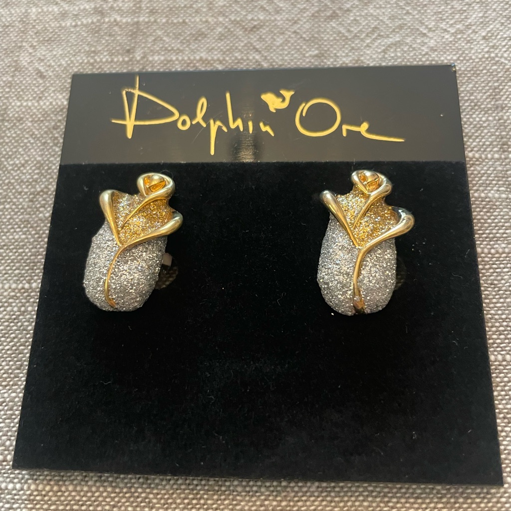 Gold And Silver Earrings